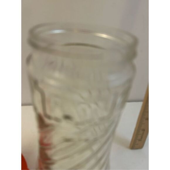 Tang glass pitcher 1qt orange handle anchor hocking #16 - Picture 3 of 6